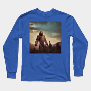 Sasquatch in Nature Long Sleeve T-Shirt